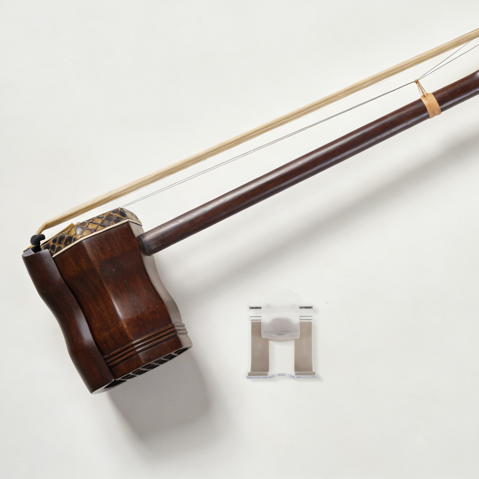 Erhu Violin Chinese - حامل خصر شفاف للإرهو بتصميم مريح