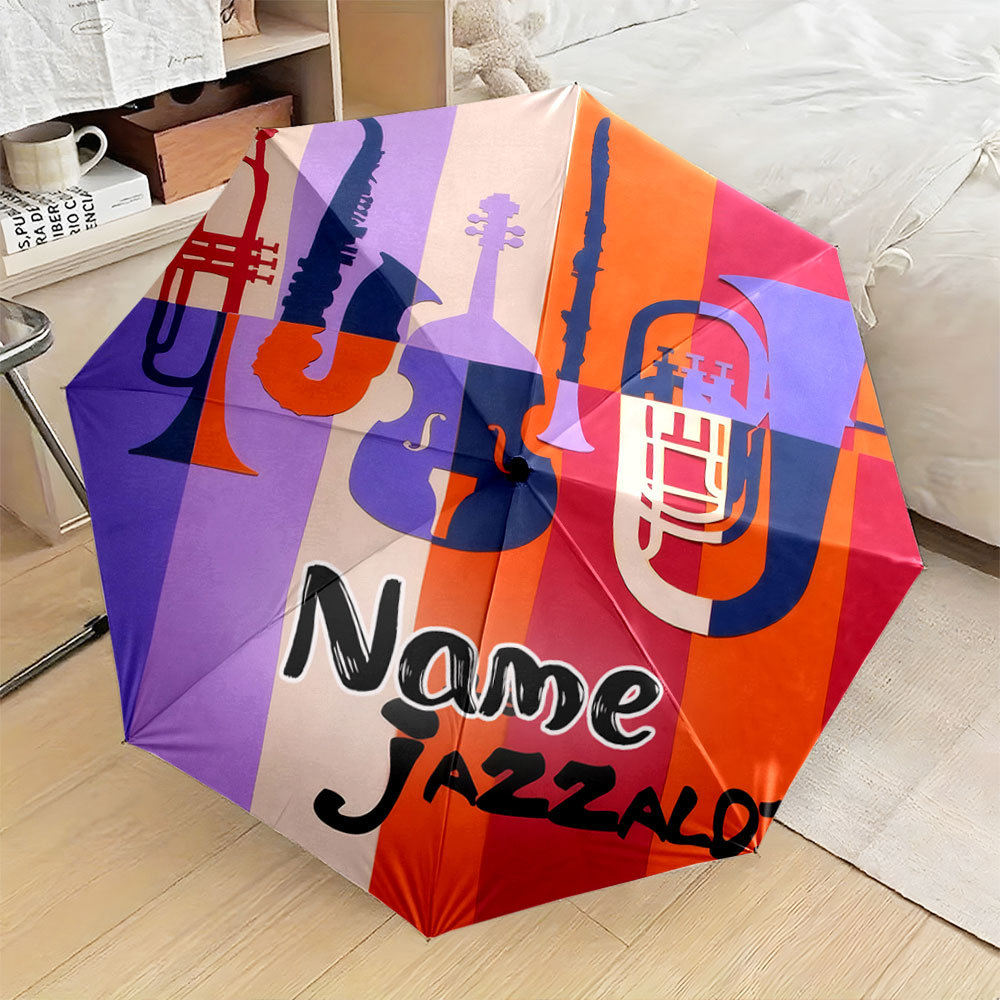Musical Instrument With Name - مظلة مخصصة تحمل اسمك، 