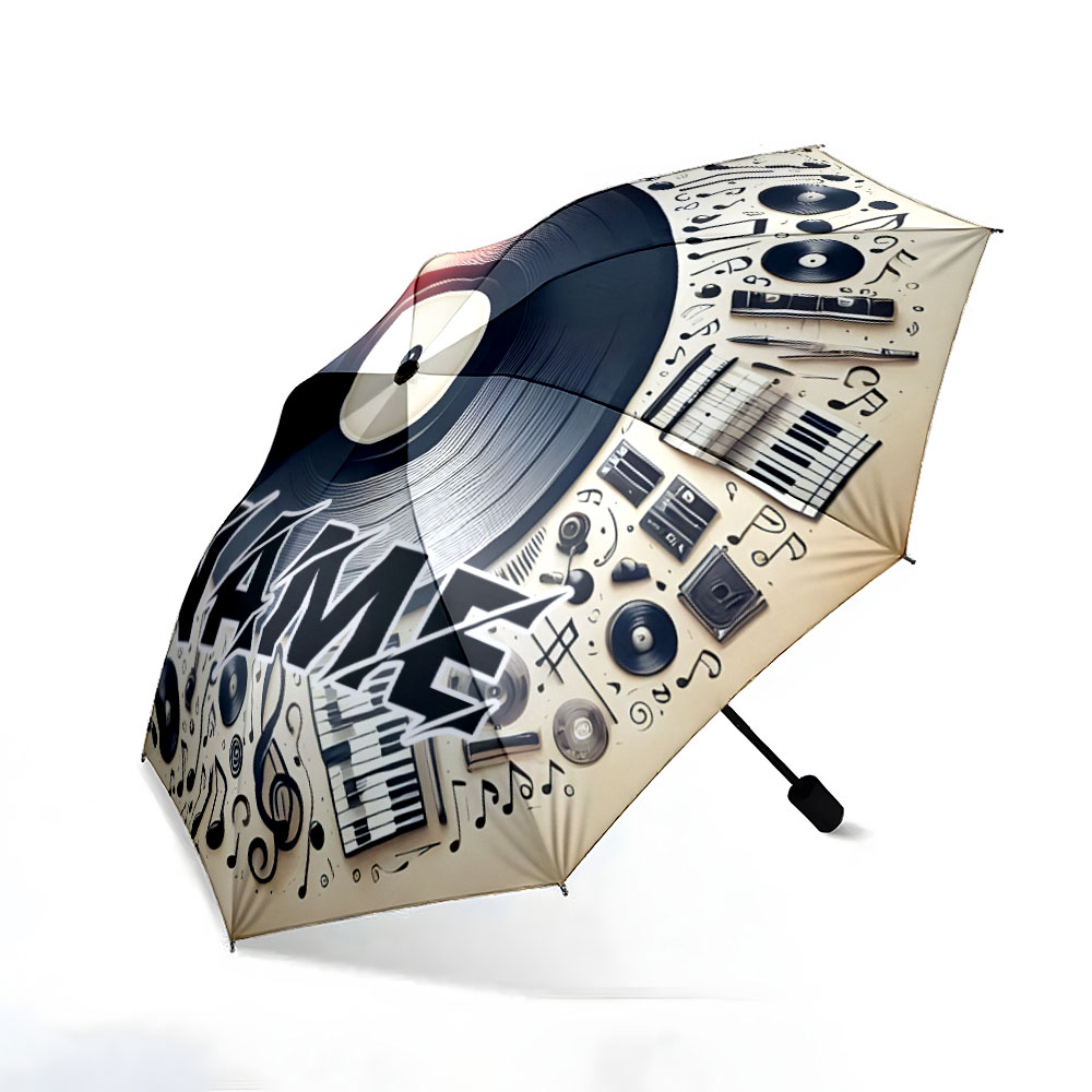 مظلة مخصصة تحمل اسمك، بتصميم م - مراجعة Musical Instrument With Name وسعره