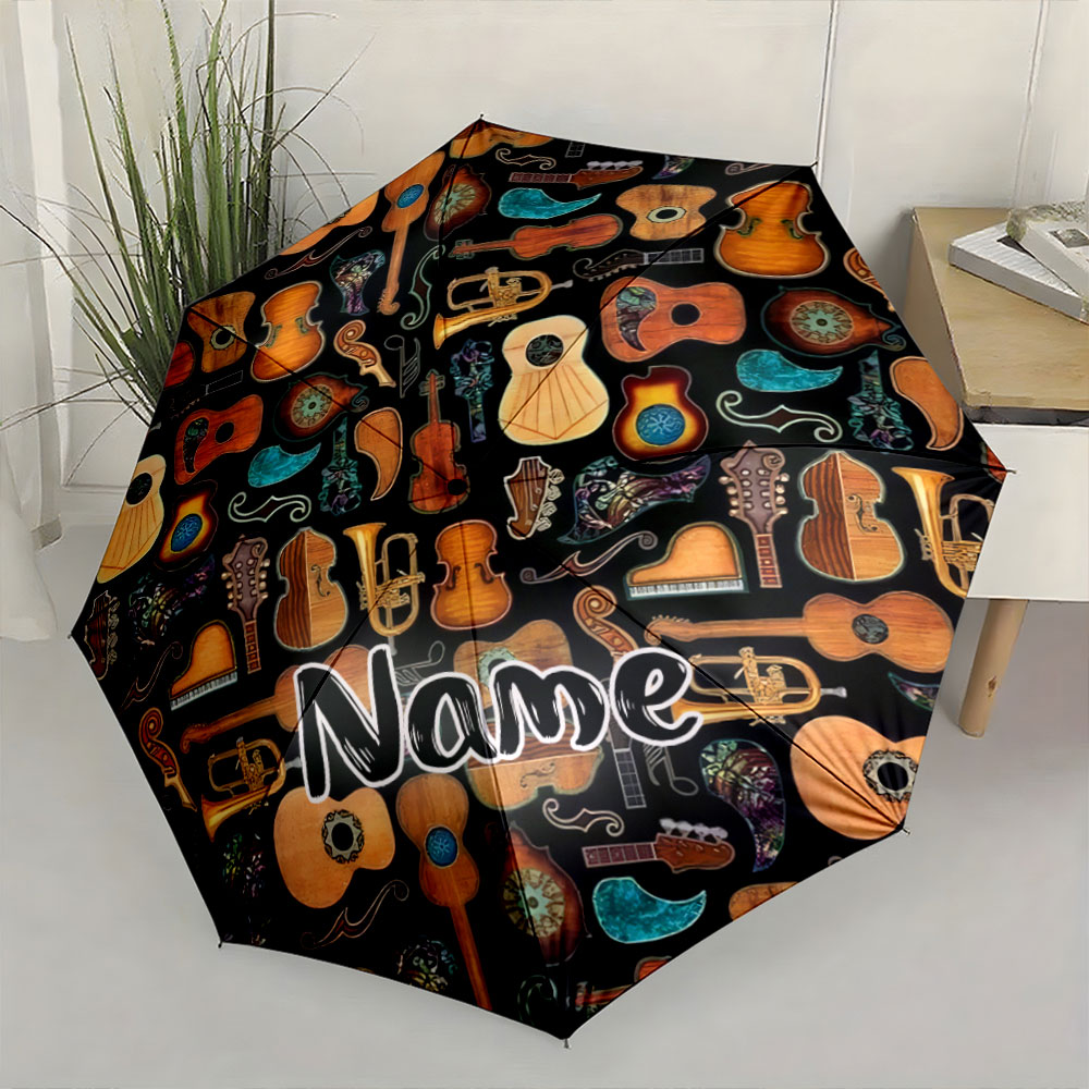 مظلة مخصصة تحمل اسمًا، تصميم م - مراجعة Musical Instrument With Name وسعره