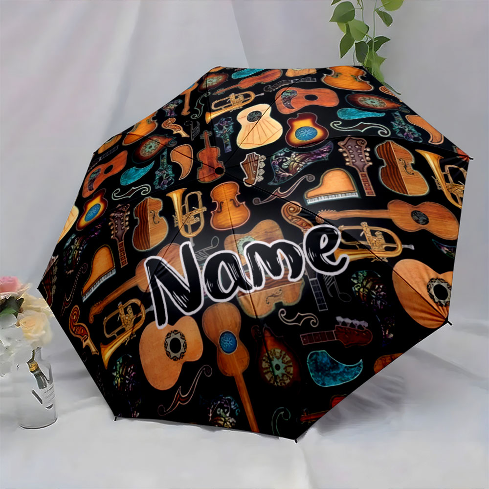 مظلة مخصصة تحمل اسمًا، تصميم م - مراجعة Musical Instrument With Name وسعره
