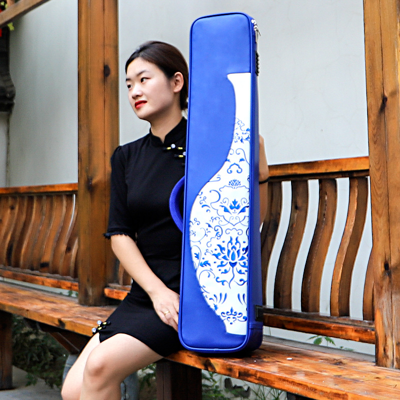 حقيبة إرهو، بنقشة الخزف الأزرق - مراجعة Erhu Violin Chinese وسعره