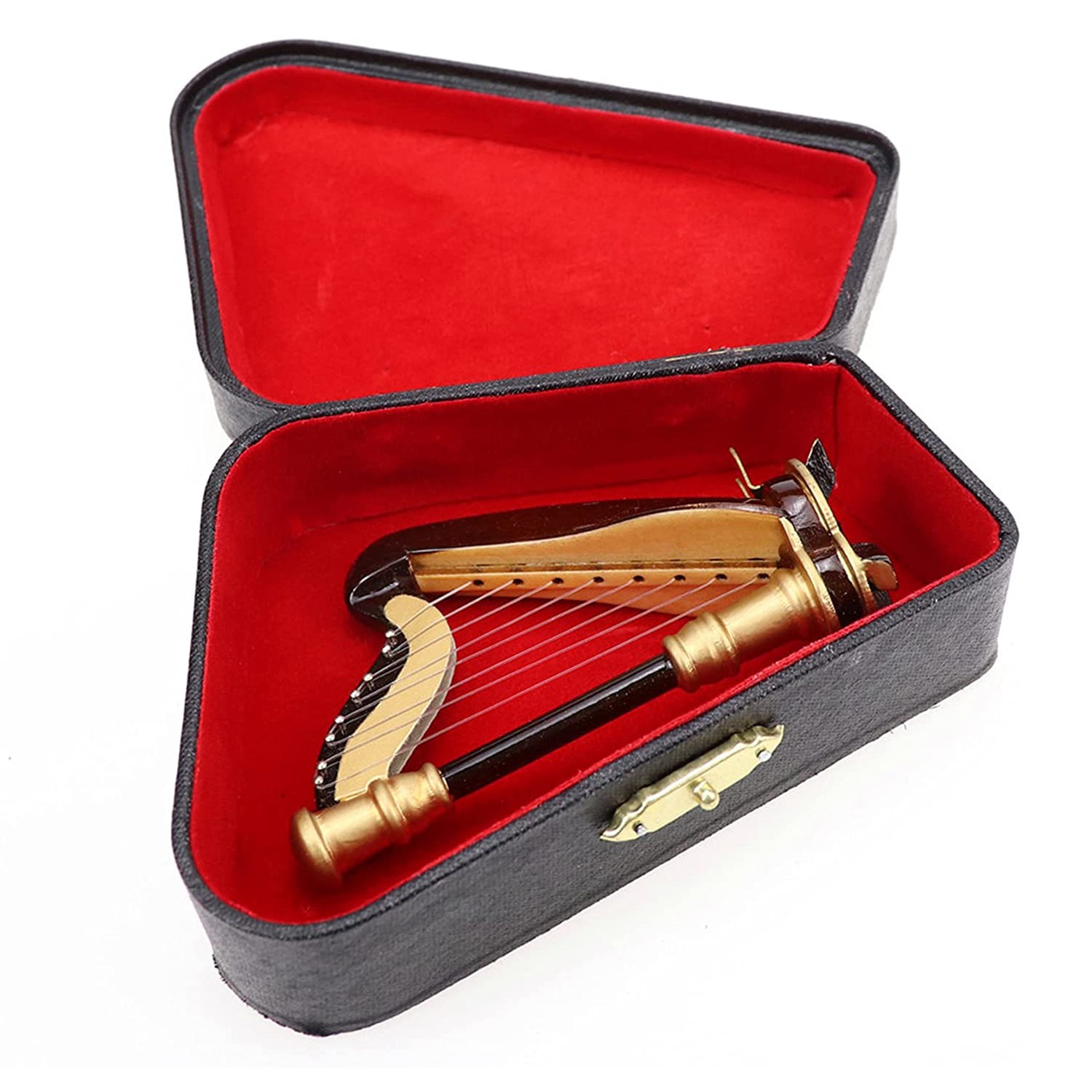 B05C-قيثارة خشبية مصغرة مع حاف - مراجعة Musical Instrument Project وسعره