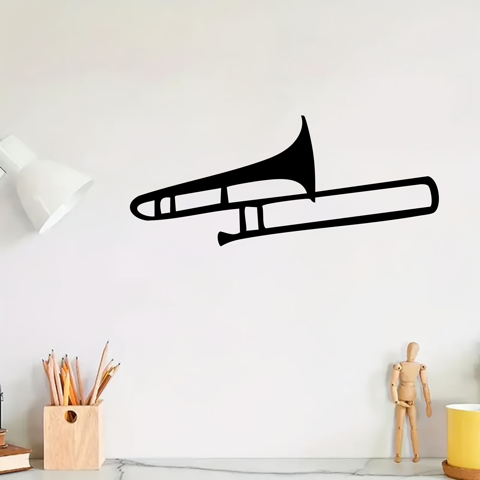 CIFBUY نحت جداري معدني على شكل - مراجعة Musical Instrument Trombone وسعره
